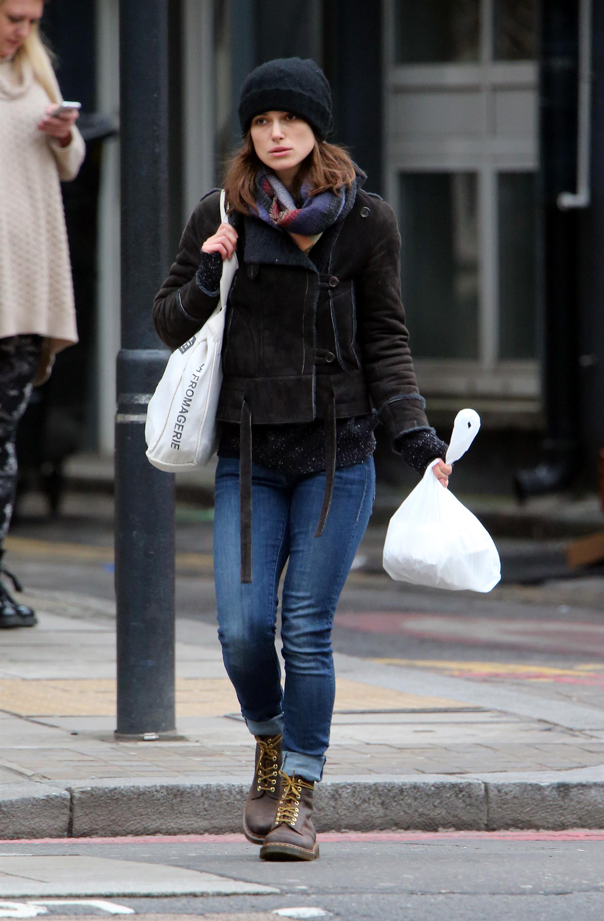 Keira Knightley out and about in London 2/25/13 