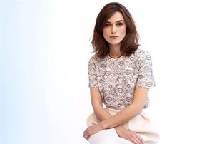 Keira Knightley posing for Matt Sayles portraits in New York City - November 13, 2012 