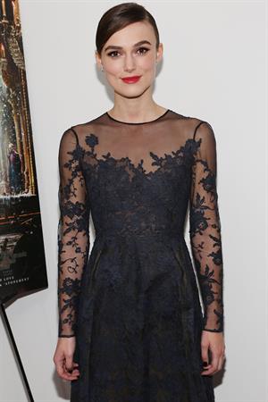 Keira Knightley Anna Karenina screening in New York - November 7, 2012 