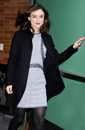 Keira Knightley at Good Morning America in New York City 11/8/12