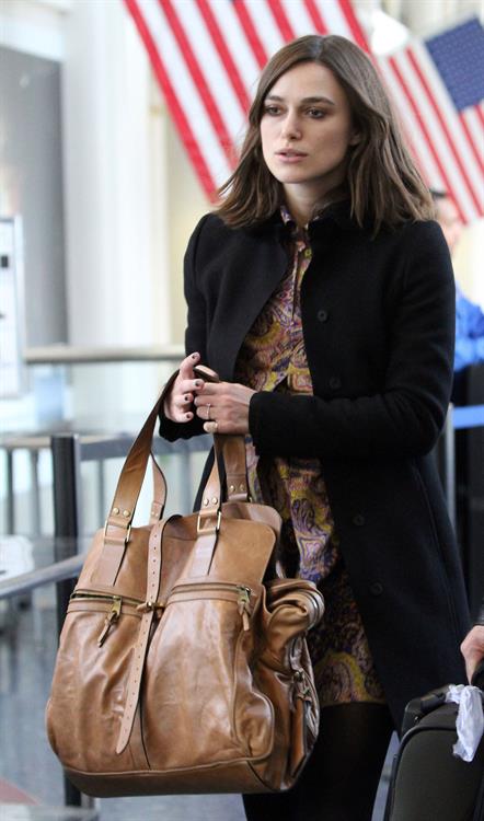 Keira Knightley At LAX Airport - November 10, 2012