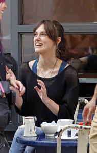 Keira Knightley -  Can A Song Save Your Life  set candids in New York City, July 9, 2012