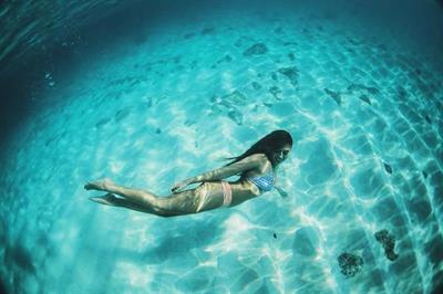 Malia Manuel in a bikini