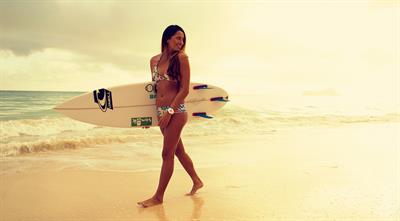 Malia Manuel in a bikini