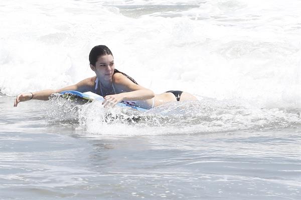 Kendall Jenner bikini candids in Malibu on July 4, 2013