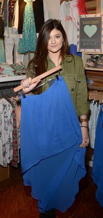 Kylie Jenner launching her clothing line at PacSun in NY 2/8/13 
