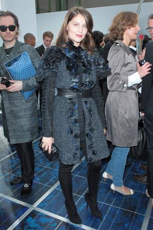 Laetitia Casta Chanel Spring / Summer 2013 show at the Paris Fashion Week (Oct 2, 2012) 