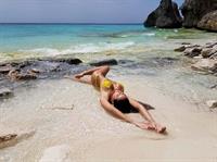 Carol Chafauzer in a bikini