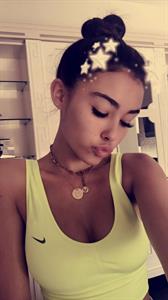 Madison Beer taking a selfie