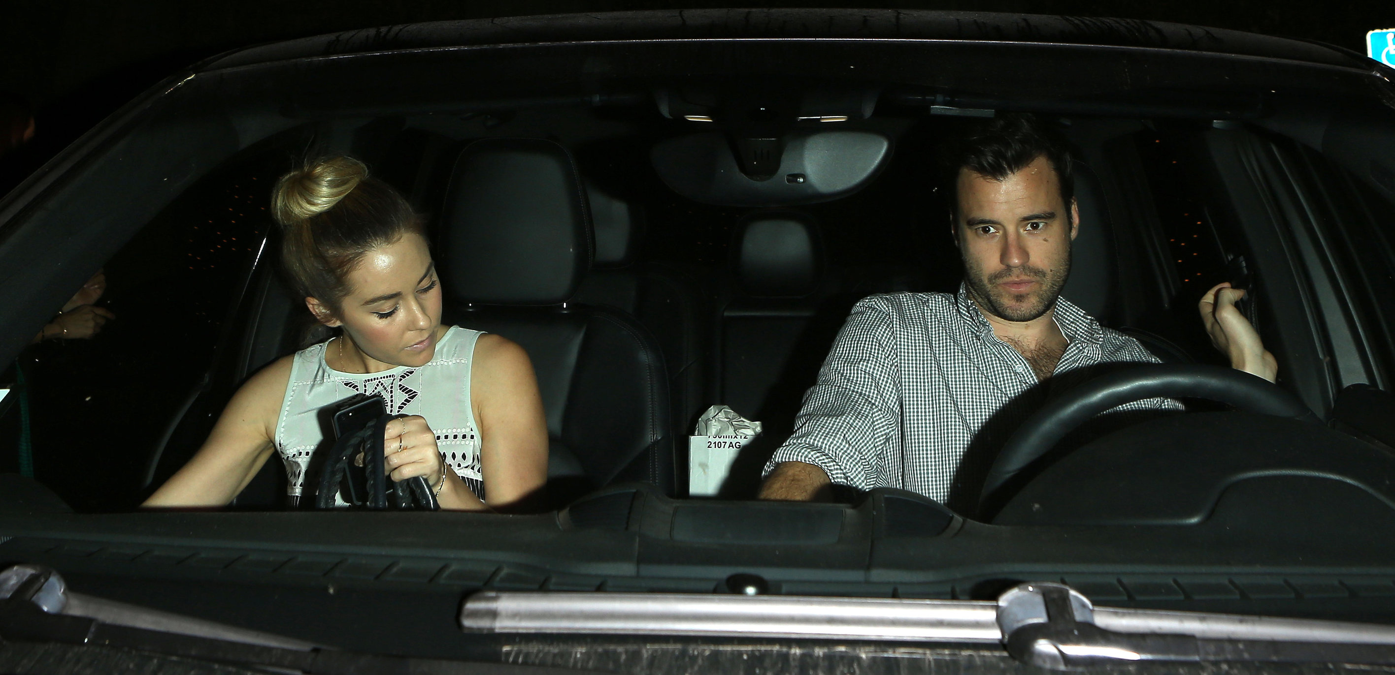 Lauren Conrad Spotted in a black leather skirt in Beverly Hills (10.05.2013) 