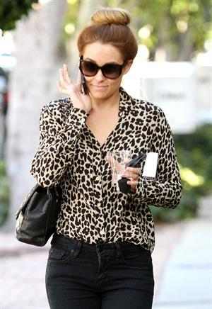 Lauren Conrad At Kate Somerville salon in LA - October 26, 2012