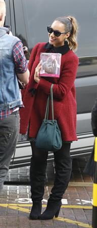 Leona Lewis Real Radio in Manchester - September 19, 2012 