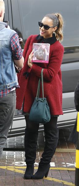Leona Lewis Real Radio in Manchester - September 19, 2012 