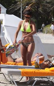 Leryn Franco bikini candids in Miami 11/12/12 
