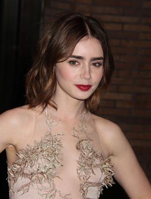 Lily Collins Glamour Magazine 23rd Annual Women Of The Year Gala in New York, Nov. 11, 2013 