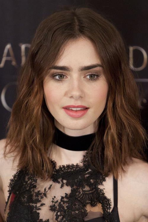 Lily Collins  The Mortal Instruments: City of Bones  Madrid Premiere 8/22/2013 