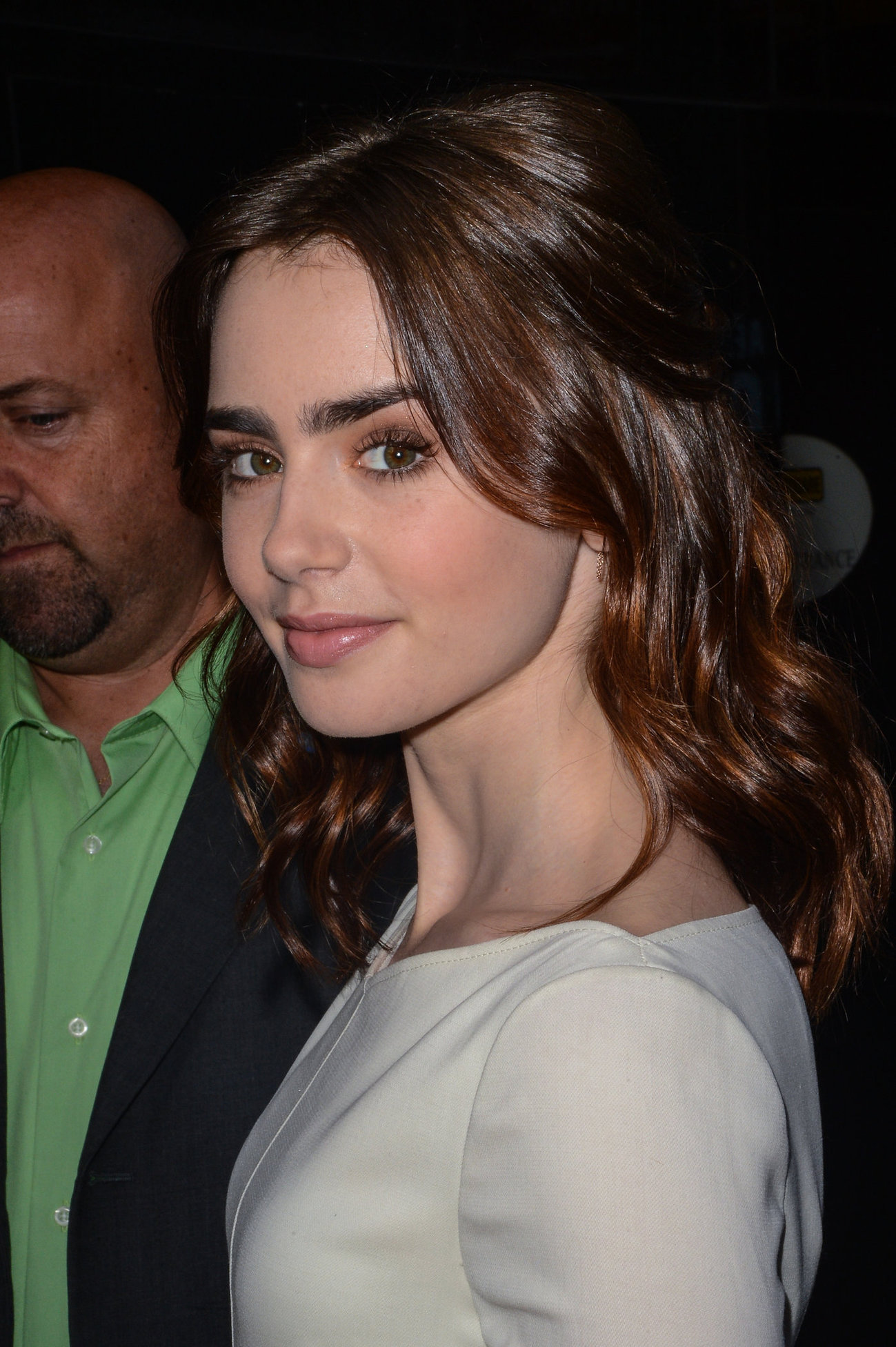Lily Collins Outside 'Good Morning America' studio - New York, Aug. 7, 2013 