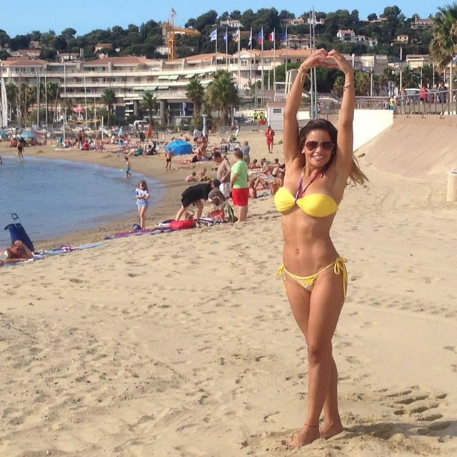 Samantha Sepulveda in a bikini