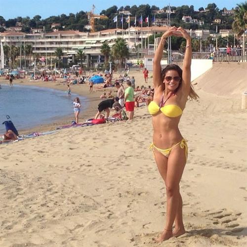 Samantha Sepulveda in a bikini