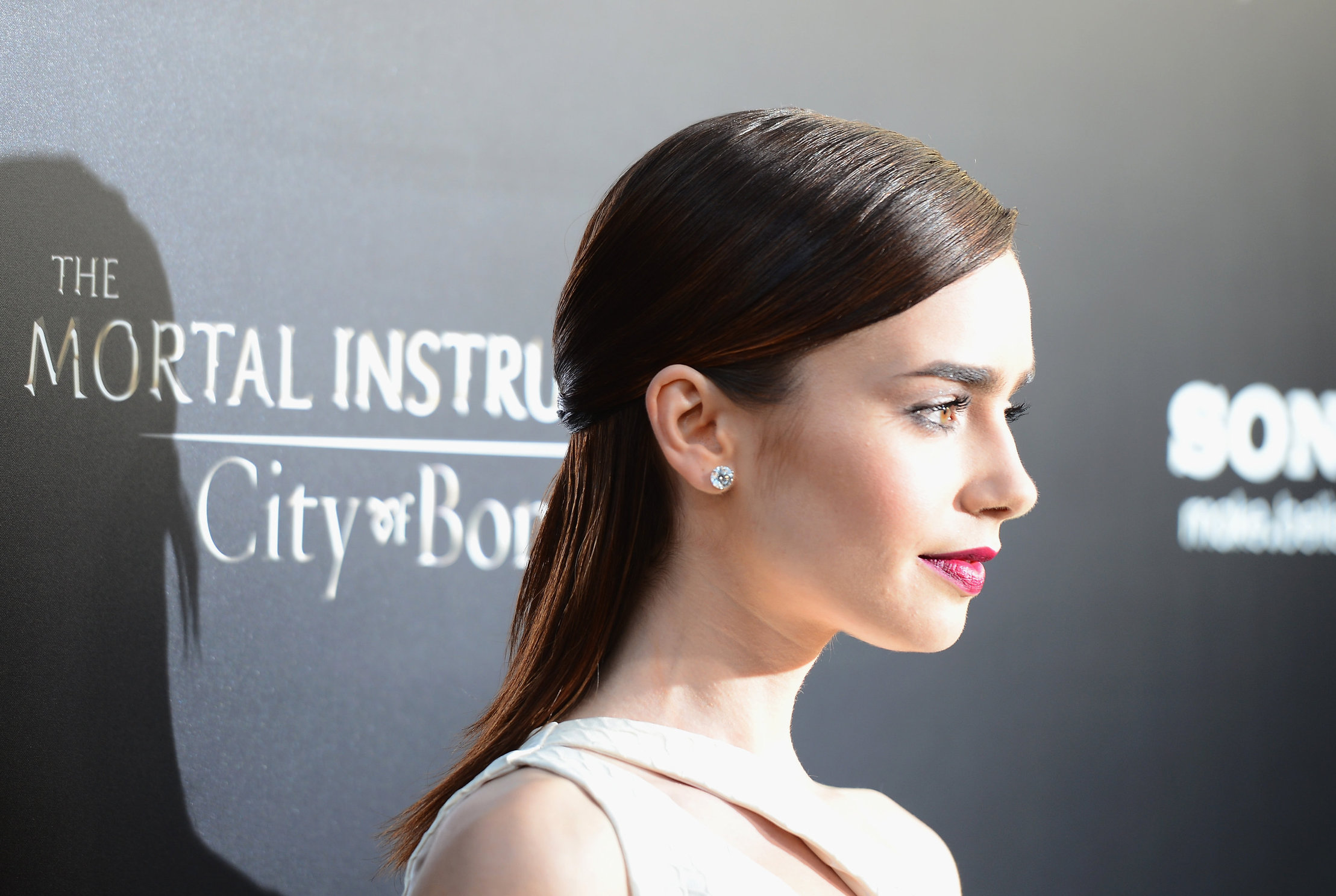 Lily Collins The Mortal Instruments City Of Bones Premiere LA 8/12/2013 