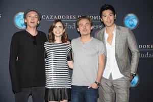 Lily Collins  City of Bones  Mexico Photcall 8/26/13  