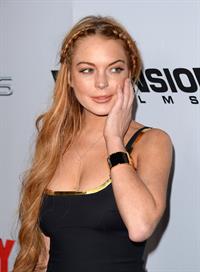 Lindsay Lohan Scary Movie 5 premiere in Hollywood on April 11, 2013