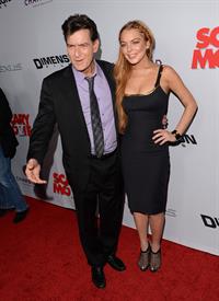 Lindsay Lohan Scary Movie 5 premiere in Hollywood on April 11, 2013