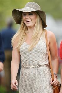 Lindsey Vonn First round of the 2013 Masters Tournament at Augusta National Golf Club 11.04.13 