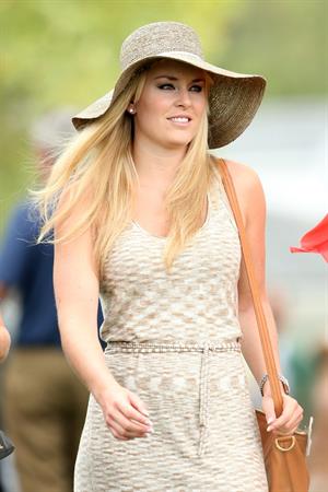 Lindsey Vonn First round of the 2013 Masters Tournament at Augusta National Golf Club 11.04.13 