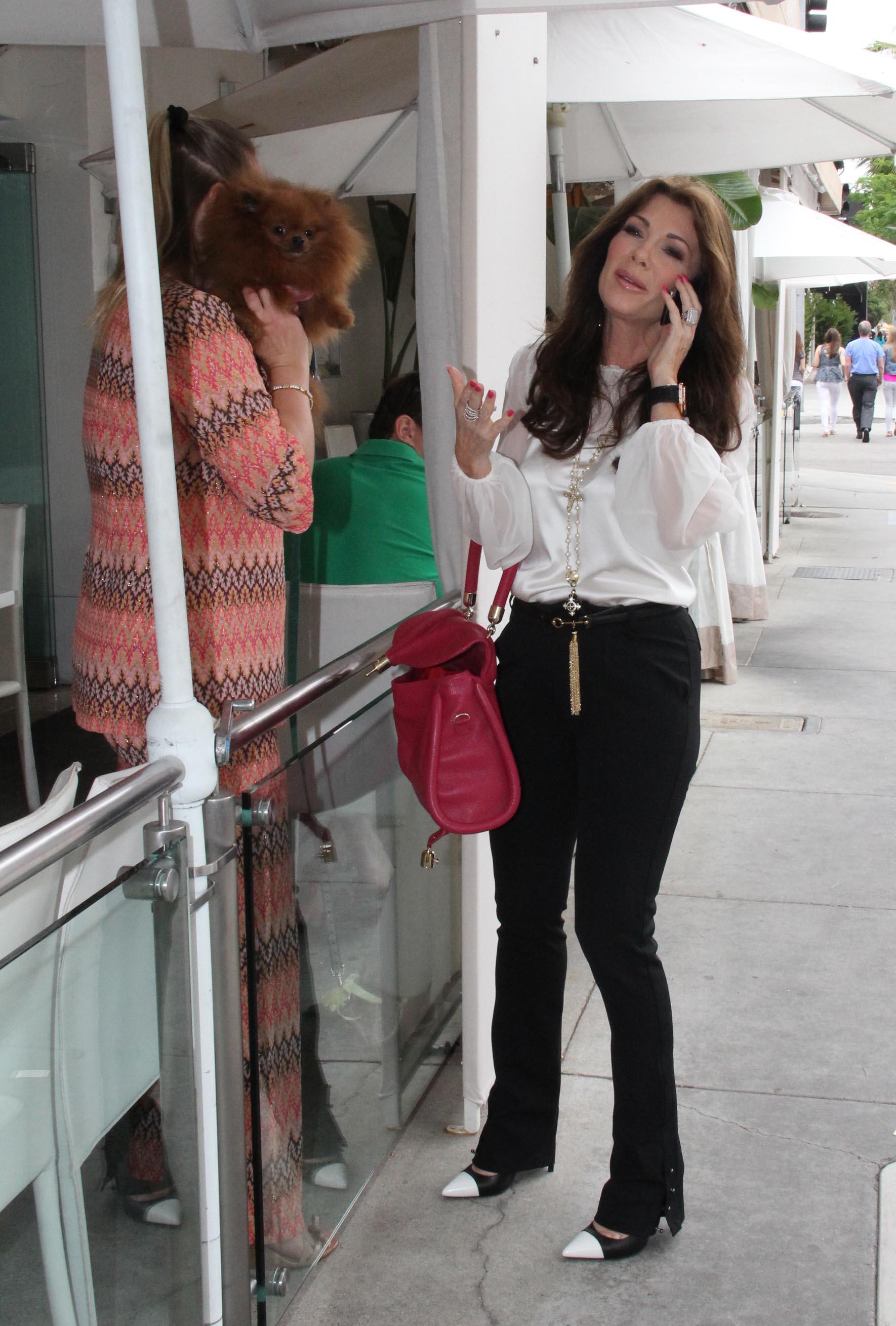 Lisa Vanderpump Spotted with daughter Pandora while shopping in Beverly Hills (May 9, 2013) 