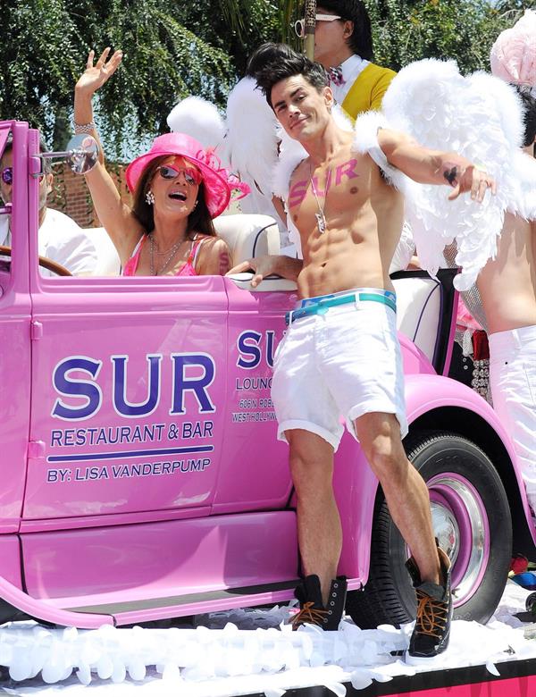 Lisa Vanderpump LA Pride Parade (June 9, 2013) 