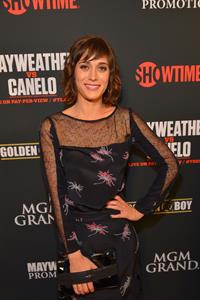 Lizzy Caplan Pre-Fight Party For Floyd Mayweather Jr. vs Canelo Alvarez Title Fight, September 14, 2013 