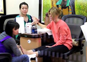 Lori Loughlin at a salon in Beverly Hills 1/28/13 