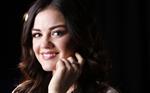 Lucy Hale posing for Carlo Allegri portraits in New York City - November 20, 2012 