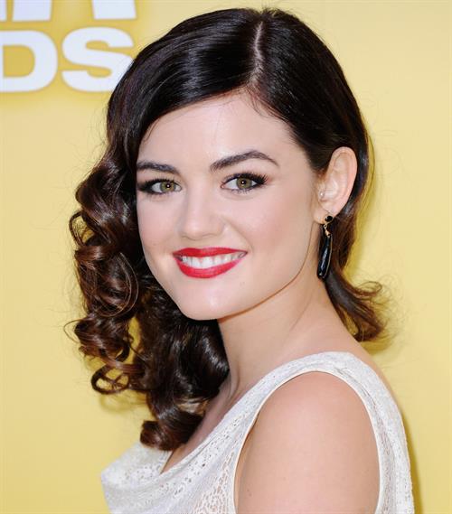 Lucy Hale 46th annual CMA awards in Nashville 11/1/12