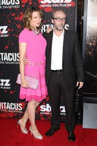 Lucy Lawless U.S.Premiere Screening of Spartacus War of the Damned' at Regal Cinemas in LA on January 22, 2013