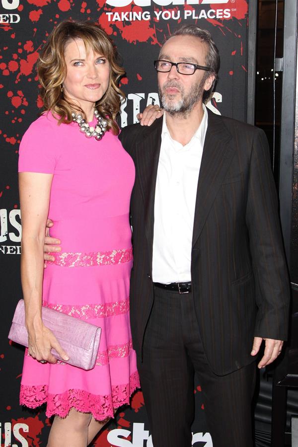 Lucy Lawless U.S.Premiere Screening of Spartacus War of the Damned' at Regal Cinemas in LA on January 22, 2013