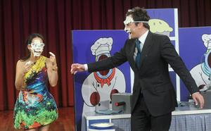 Lucy Liu Late Night with Jimmy Fallon in NYC 1/29/13 