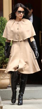 Lucy Liu leaving her apartment in NYC 12/13/12 