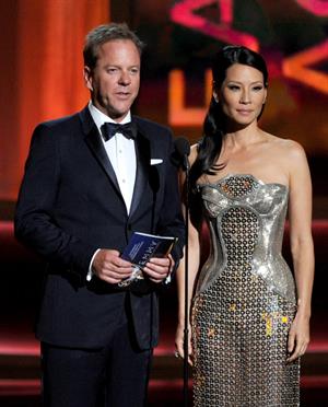 Lucy Liu - 64th Primetime Emmys Nokia Theatre LA Sept 23 2012
