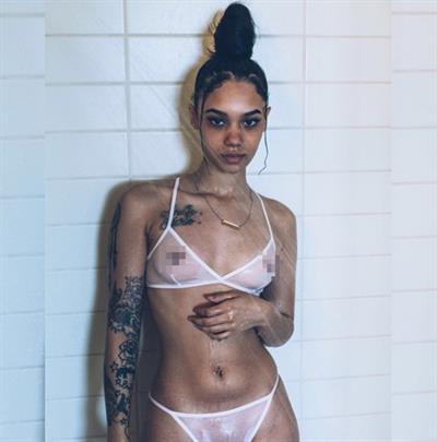 Indyamarie Jean in lingerie