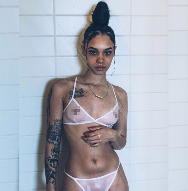 Indyamarie Jean in lingerie