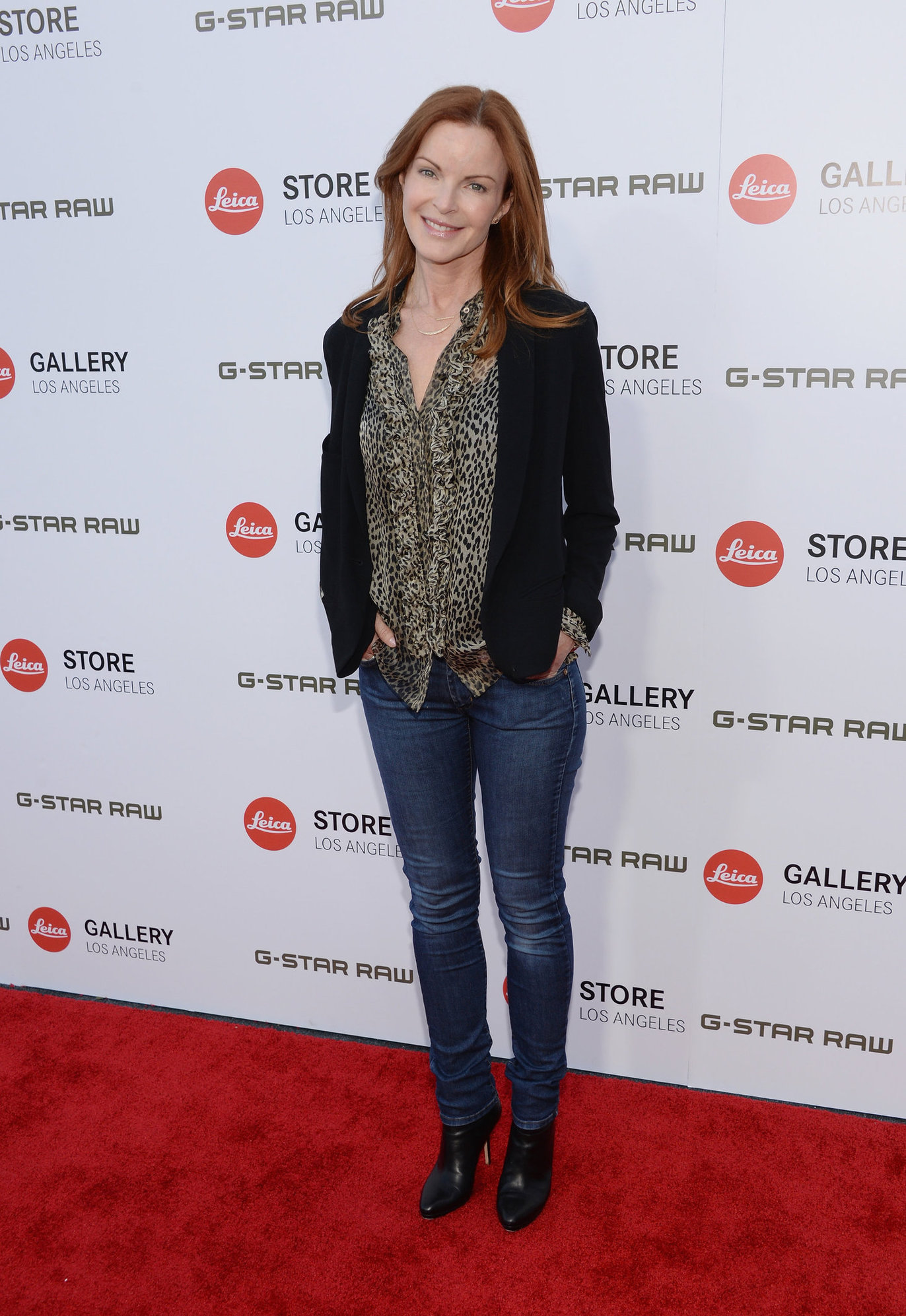 Marcia Cross G-Star RAW unveils RAW Leica at the Leica Store Opening on June 20, 2013
