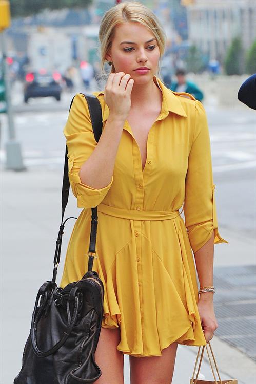 Margot Robbie - out in Soho NYC October 3, 2012