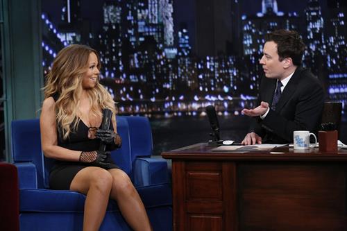 Mariah Carey Pictures Mariah Carey Late Night With Jimmy Fallon - Season 5 -- Nov. 12, 2013