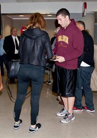 Maria Menounos – LAX airport arrival in LA 10/15/13  