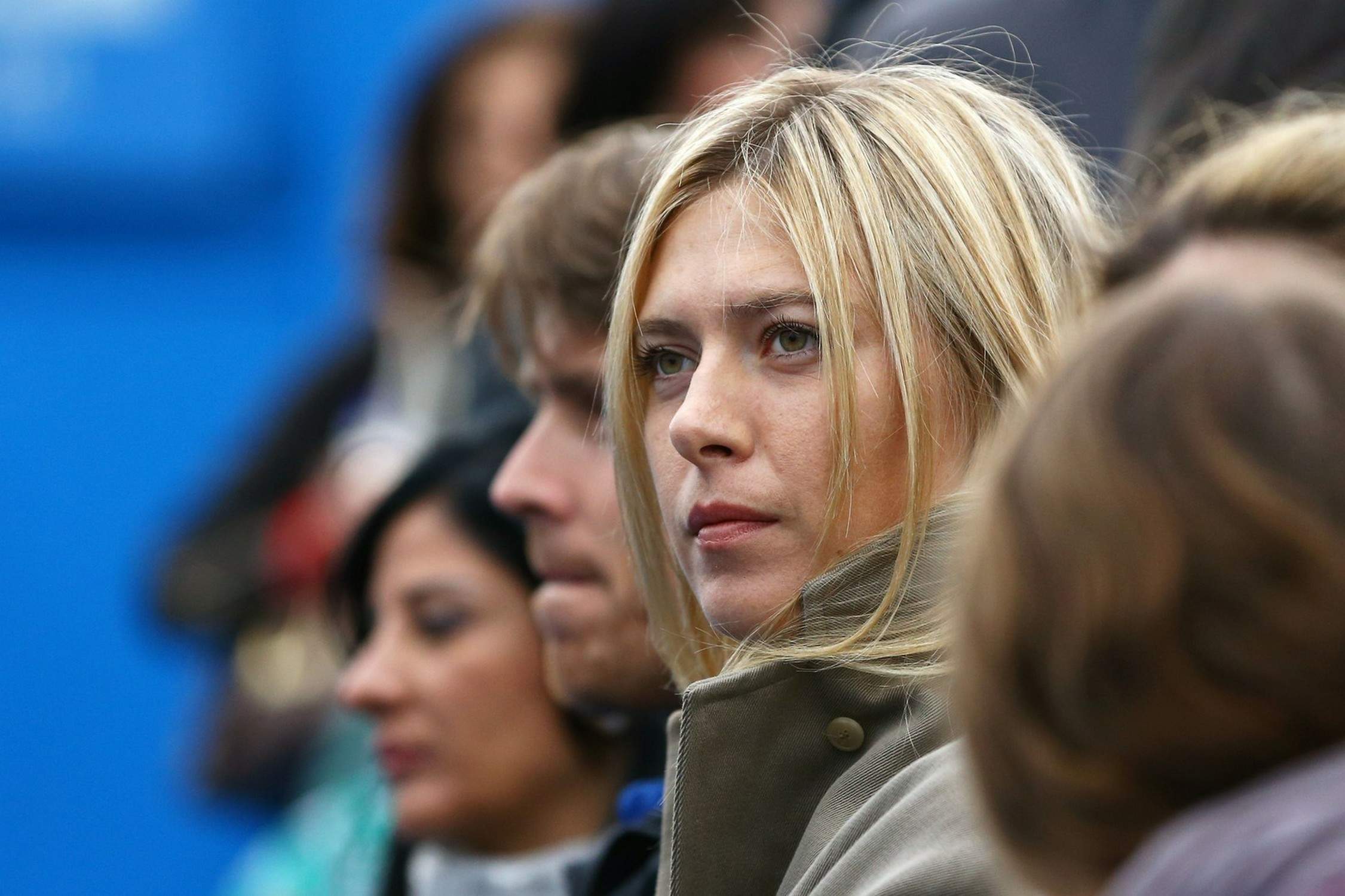 Maria Sharapova Watches her boyfriend on day one of the AEGON Championships at Queens Club in London - June 10, 2013 