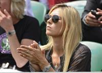 Maria Sharapova Watches her boyfriend Day 4 of the Wimbledon Tennis Championships June 27, 2013 