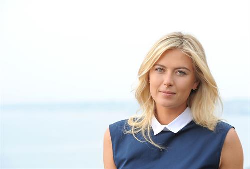 Maria Sharapova Porsche photoshoot in Manhattan Beach, California on July 11, 2013 