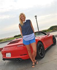 Maria Sharapova Pictures Maria Sharapova Porsche photoshoot in Manhattan Beach, California on July 11, 2013